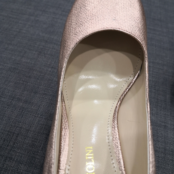 Enzo Angiolini Rose Gold High Heels - Picture 7 of 8